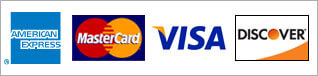 Richter Precision accepts Visa, Mastercard, Discover, American Express