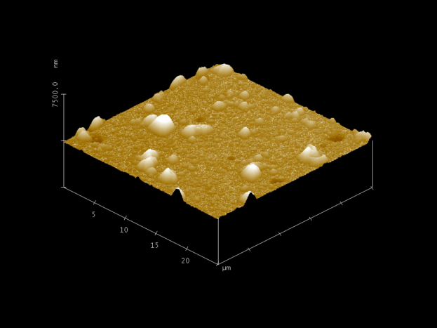 Typical PVD Process with macro particles and inclusions