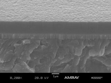 SEM Image of Me-DLC Cross Section
